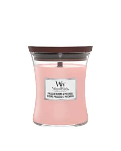 Woodwick - Pressed Blooms and Patchouli - Medium Jar